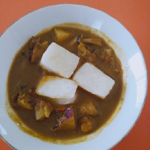 おいしい☆好きなカレーで☆カレー雑煮風